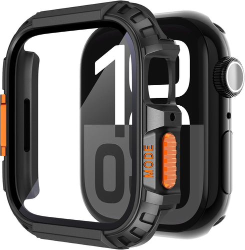 FULLIFE Waterproof Cover for Apple Watch Series 11/10 Case 46mm | Rugged Bumper
