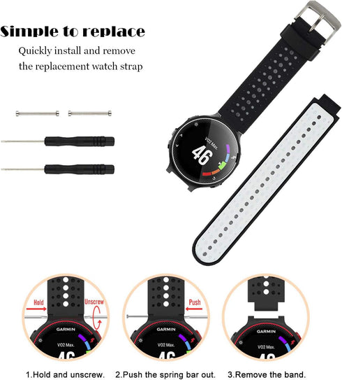 Baaletc Replacement Watch Bands for Garmin Approach S20 S5 S6 - Colorful Strap Accessories