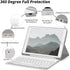 KENKE iPad 6/5th Generation Case with Keyboard, 9.7 Inch Detachable Wireless Bluetooth Case (Gray)