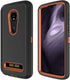 Annymall Moto Z4 Case – Heavy Duty with Built-in Screen Protector, Tough 4 in 1 Rugged Shockproof Cover, Black/Orange