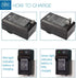 BM Premium 2-Pack LB-012 Batteries and Charger for Kodak KLIC-7006, PIXPRO FZ55, FZ53 Cameras