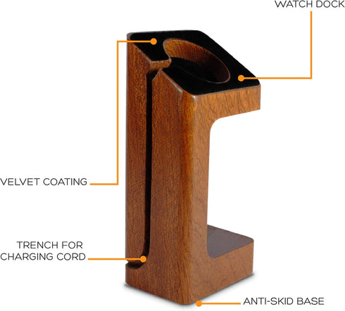 Watch Stand, iWatch Stand, iWatch Charger Stand, iWatch Charger, Charging Station Compatible with All Apple Watch Models