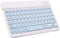 Ultra-Slim Bluetooth Keyboard, Portable Mini Wireless Rechargeable Keyboard for Apple iPad, iPhone, Samsung, Android,