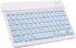 Ultra-Slim Bluetooth Keyboard, Portable Mini Wireless Rechargeable Keyboard for Apple iPad, iPhone, Samsung, Android,