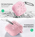 Lerobo 4 4 2024 for Airpods Case Cover with Cleaner Kit, Cute Flower Engraved Silicone Protective Case Cover