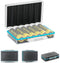 JJC 18650 Battery Case, Shockproof & Water-resistant Battery Storage Holder for 6
