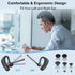 Callez Bluetooth Headset V5.0, CVC8.0 Dual Mic Noise Cancelling Wireless Earpiece for iPhone Android Cell Phone Trucker