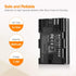 LP-E6 LP E6N Replacement Camera Batteries with Rapid Dual Charger Set for Canon 5D Mark II, III, IV, 6D, 7D