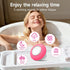 Gsou 5 4 IPX6 Shower Speaker Bluetooth Waterproof with White Noise Sounds & LED Light Modes | Portable Speaker