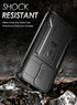 Poetic Revolution Case for Samsung Galaxy A35 5G, Black, Military Grade, Shockproof, Slide Camera Cover, Kickstand,