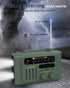 Emergency Weather Radio, 8000mAh Hand Crank Radio, Solar AM/FM/NOAA Portable Radio with Bluetooth Speaker