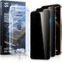 SmartDevil 2PACK for iPhone 12 Pro Max Screen Protector, 9H Top-Shatterproof Anti-Spy Privacy Glass with Auto