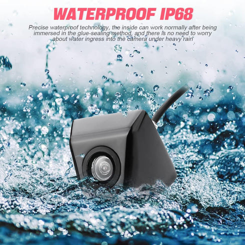 Backup Camera for Car, Waterproof Rear View Camera, HD 960x720 Image, Super Night Vision, 155 Degree Wide Angle