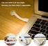 Mini USB Light, Portable Book Reading Lamp with 6 LEDs, USB Powered Flexible Night Light - 2 Pack (White)
