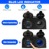 3 in 1 Tent Type Panel, PD Charger Socket + QC3.0 Dual USB Car Charger + 12V/24V Cigarette Lighter Socket + LED