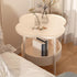 Vmohuyktx Cream Tinted Bedsides Table Organizers Friendly Rounded Corners Lightweight Portable Home Storage Upgrades