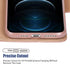Arae Case for iPhone 12 Pro Max, Wallet Case Flip Cover with Card Holder, 6.7 inch (Rose Gold)