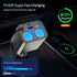 Paiholy 5 in 1 Retractable Car Charger Cigarette Lighter Splitter, 159W Fast Charger with Dual USB Port