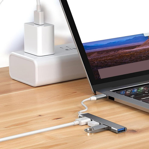 7 1 1 3.0, 2 2.0 USB A C Hub, Aluminum in USB Hub, USB Hub with USB A USB and Type C Ports for PC Computer Mobile Phone