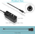 12V 2A Power Supply AC Adapter, Slim Design AC DC Switching Adapter for DC12V Security CCTV Camera