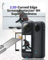 for Insta 360 X4 Silicone Protective Case with Lens Cap, Screen Protector for 360 X4 Accessories, Protective