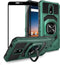 Ailiber Case for Cricket Debut, AT&T Calypso 2 with Screen Protector and Ring Kickstand (Green)