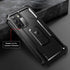 Dexnor Samsung Galaxy S21 Case, Heavy Duty Military Grade Protection with Built-in Screen Protector and Kickstand, Black