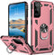 IKAZZ Galaxy S21 Case - Military Grade Shockproof Heavy Duty Phone Cover, Pass 16ft Drop Test, Rose Gold