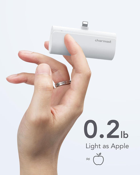 Charmast Small Portable Charger, 5000mAh, Ultra-Compact 20W PD Fast Charging Power Bank, Compatible with iPhone 14/14