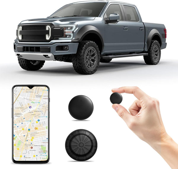 wuaerdy Mini GPS Tracker for Vehicles (Universally for Android & iOS), Hidden Car
