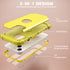 IDweel 15 3 1 for iPhone Case with Screen Protector,Luxury in Shockproof Slim Fit Hybrid Heavy Duty Protection Glitter