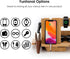 J JACKCUBE DESIGN MK242A JackCubeDesign Wood Docking Station Nightstand Organizer Key Holder Wallet Stand Watch Gift