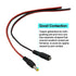 MILAPEAK 18AWG 43x2pcs Copper Strands 20 Pairs DC Power Pigtail Cable, 12V 5A Male & Female Barrel Connectors