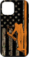 Bow Hunting Tree Stand Deer Hunter American Flag Camouflage Case for iPhone 12 mini