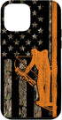 Bow Hunting Tree Stand Deer Hunter American Flag Camouflage Case for iPhone 12 mini