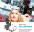 Movo PR-1 Smartphone Grip Handle Rig with Wrist Strap, Tripod Mount and Cold Shoe Mount for Lights and Microphones