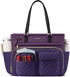 LOVEVOOK Tote Bag for Women, Nurse Bag with Large Cup Holder, Large Capacity
