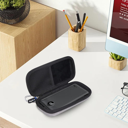 worfty 10000/12000/13800mAh Case for VRURC/VEGER/FOCHEW/Charmast/citicr/GKUTW Portable Charger with Built-in Cables