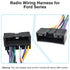16Pin-24Pin F-150 F-250 F-350 Radio Wiring Harness Kit Stereo Wire Harness Connector Compatible with Ford Focus Fusion