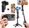 Heliora Phone Tripod, 4-in-1 Magnetic Mini Selfie Stick,Pocket Size Selfie Stick with Wireless