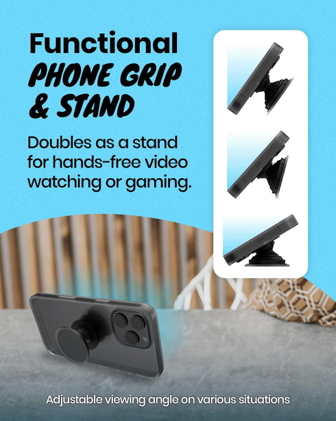 On The Grip Cute Cartoon Briquette Acrylic Multi Functional Collapsible Expandable Mobile Phone Grip & Kickstand