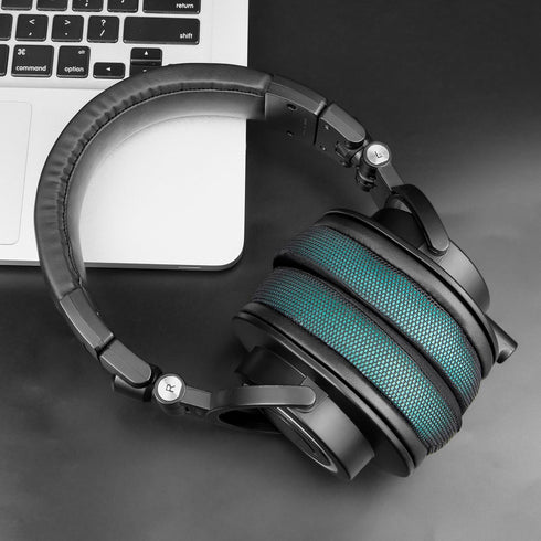 SOULWIT Replacement Earpad for Audio-Technica ATH M50X/M40X, HyperX Cloud/Alpha, SteelSeries Arctis, Ear Cushion for Sony MDR-1ABT/1RBT/1RNC/7506, Turtle Beach Stealth 420X/600 (Gone CG Dark Green)