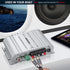 Facmogu ST-838 2.1CH 20Wx2+40W 80W DC12V Audio Power Amplifier, RMS Class D Stereo Digital Audio Amp with Subwoofer
