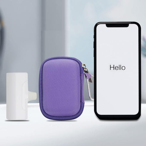 khanka Hard Travel Case for iWALK Small Portable Charger 3350mAh 4500mAh 4800mAh, Case Only (Purple)