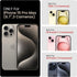 [5 in 1 for iPhone 15 Pro max Case,with 2 Pack Screen Protector + 2 Pack Camera Lens Protector,Heavy-Duty Tough Rugged Lightweight Slim Shockproof Protective Case for Women,Cute Leopard
