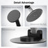 HZZADZXW 360 17 16 15 Magnetic Phone Stand for MagSafe, Compatible for All Smartphones with Metal Ring, Height