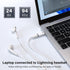 Mxcudu 16/16Pro/15/15Pro, 6/5, S24(Audio USB C to Lightning Audio Adapter, USB C Male to Female Lightning Headphone