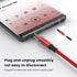 MOSWAG 3.5mm Male to Female Extension Cable with Microphone, Nylon Braided, Compatible with Smartphones, Headphones,