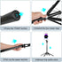 WOVTE 52" 16/15/14/13/12 Magnetic Selfie Stick Tripod, Tripod for iPhone with Rechargeable Remote, Portable Selfie