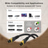 1M/3.3FT Amzpas Optical Cable, Gold-Plated Digital Toslink Cable, SPDIF Cord Extension, Plug Fiber Optic Cord